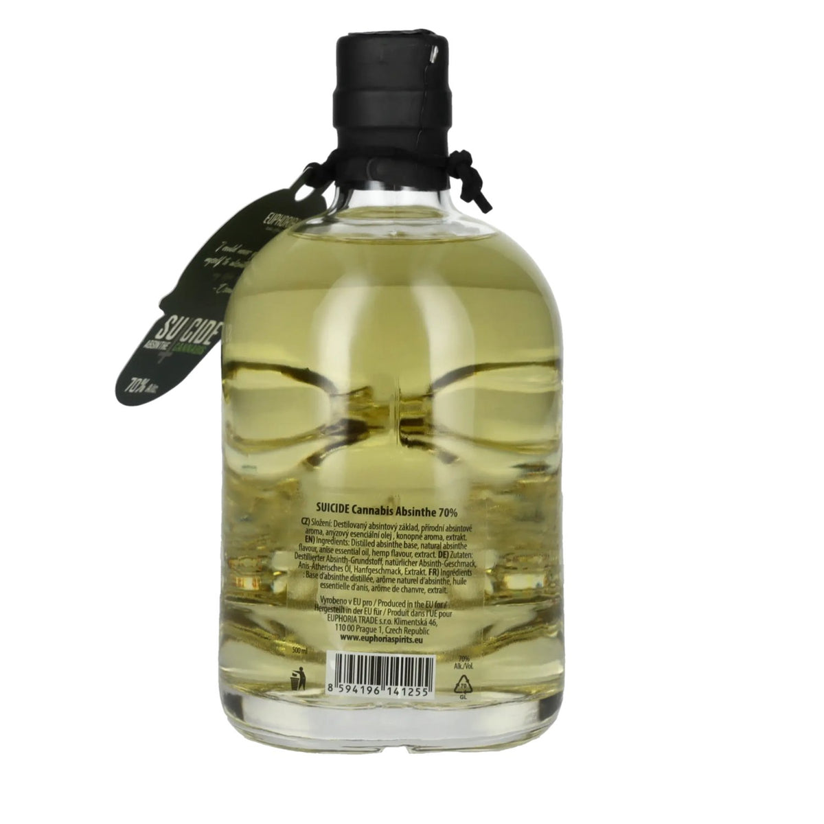 Euphoria Suicide Cannabis Absinthe 70% vol. 0.5 l