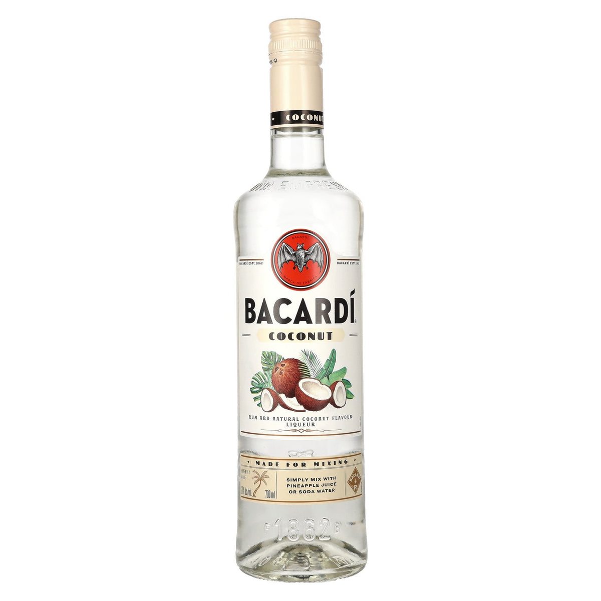 Bacardi COCONUT gedistilleerde drank 27% Vol. 0,7l