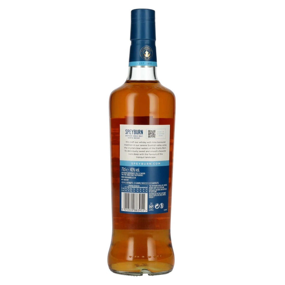 Speyburn Bourbon Cask Speyside Single Malt Scotch Whisky 40% Vol. 0,7l