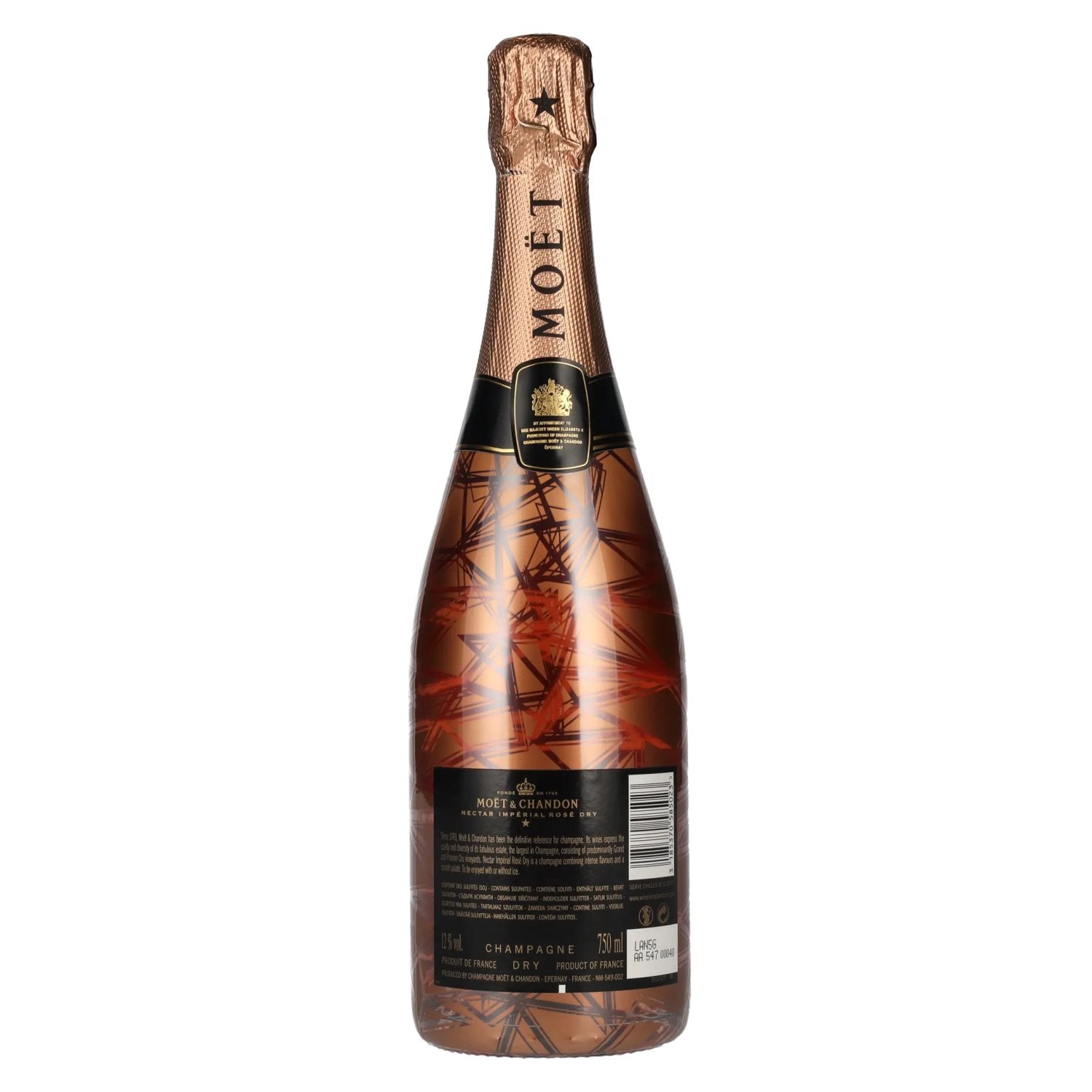 Moët &amp; Chandon Champagne N.I.R. Dry Rosé Sec Luminous Edition 12% Vol. 0,75l