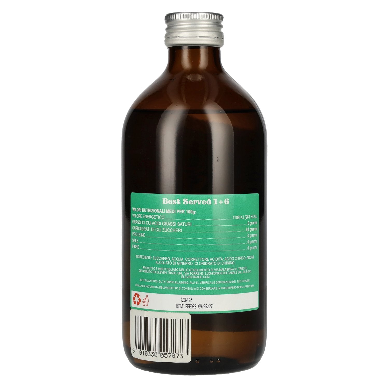 Big Gino Virgin non-alcoholic Tonic Syrup 0,5l