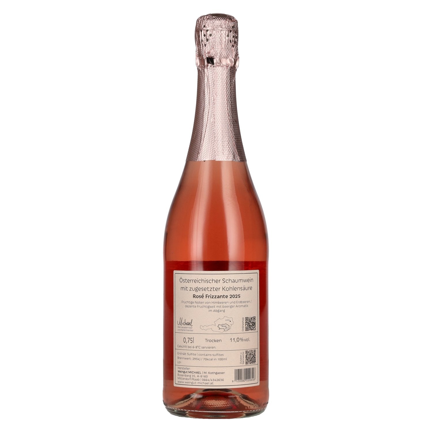 MICHAEL Rosé Frizzante 2025 11% Vol. 0,75l