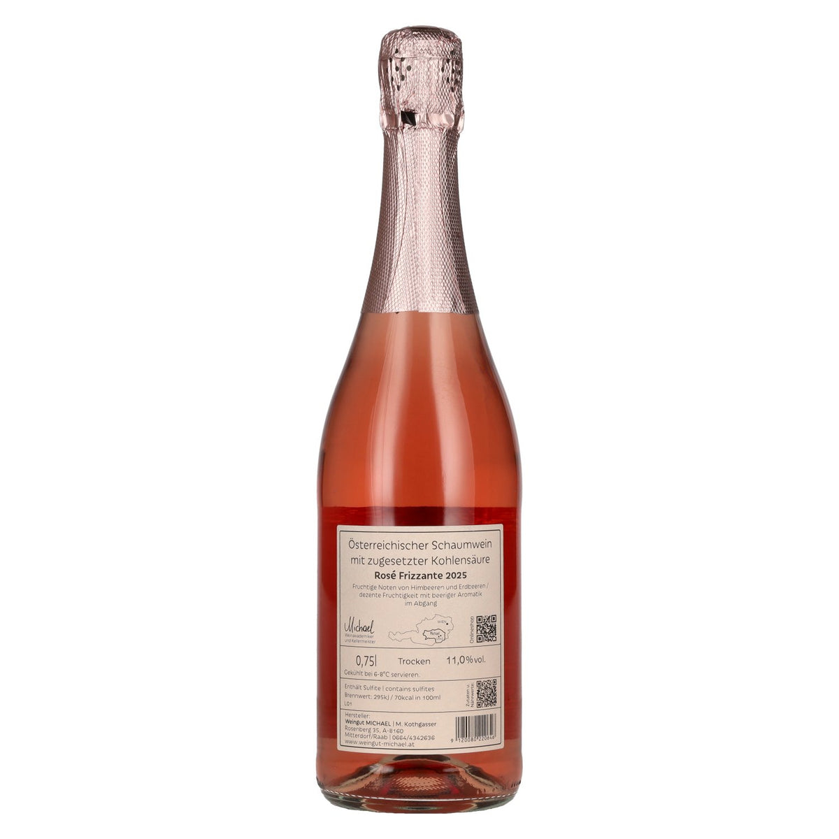MICHAEL Rosé Frizzante 2025 11 % vol. 0,75 l