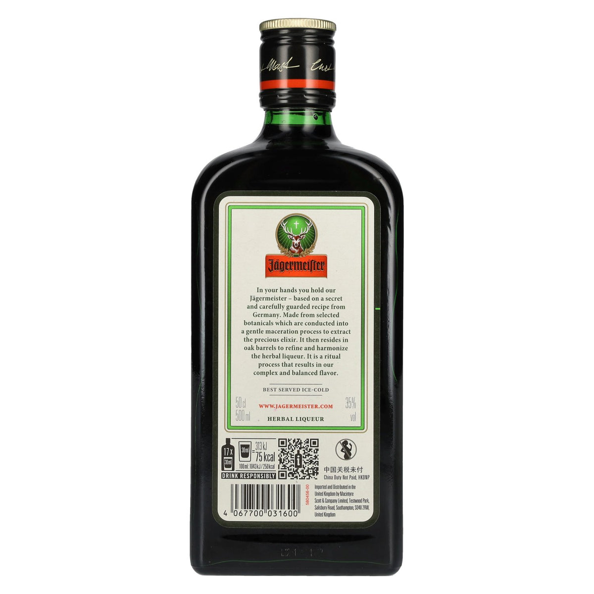 Jägermeister 35% vol. 0,5 l