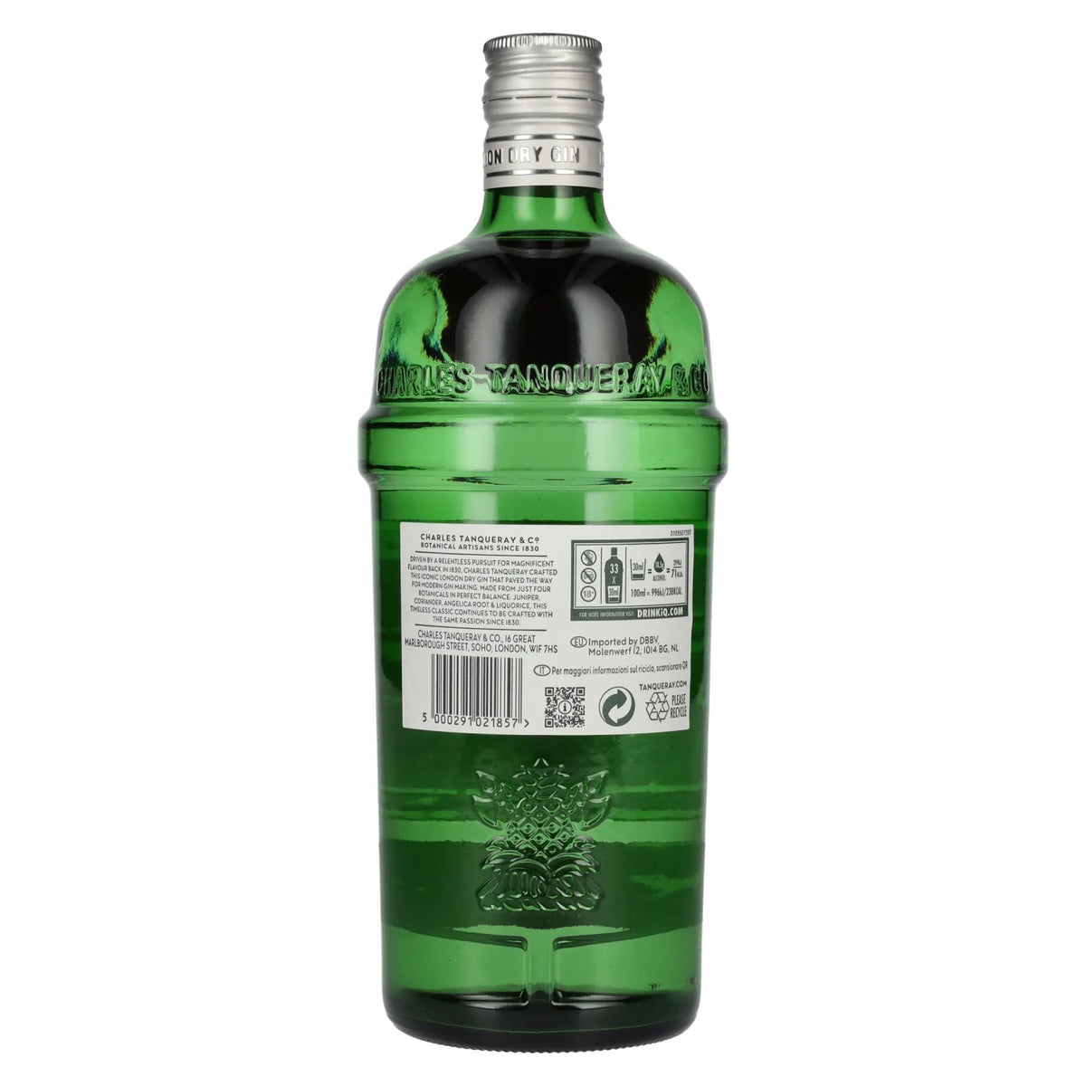 Tanqueray LONDON DRY GIN Importé 43,1 % vol. 1 l