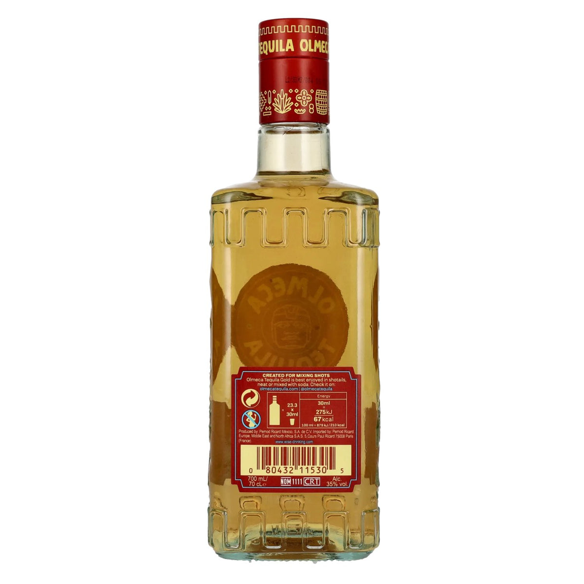 Olmeca Tequila Gold 35% ABV 0.7l