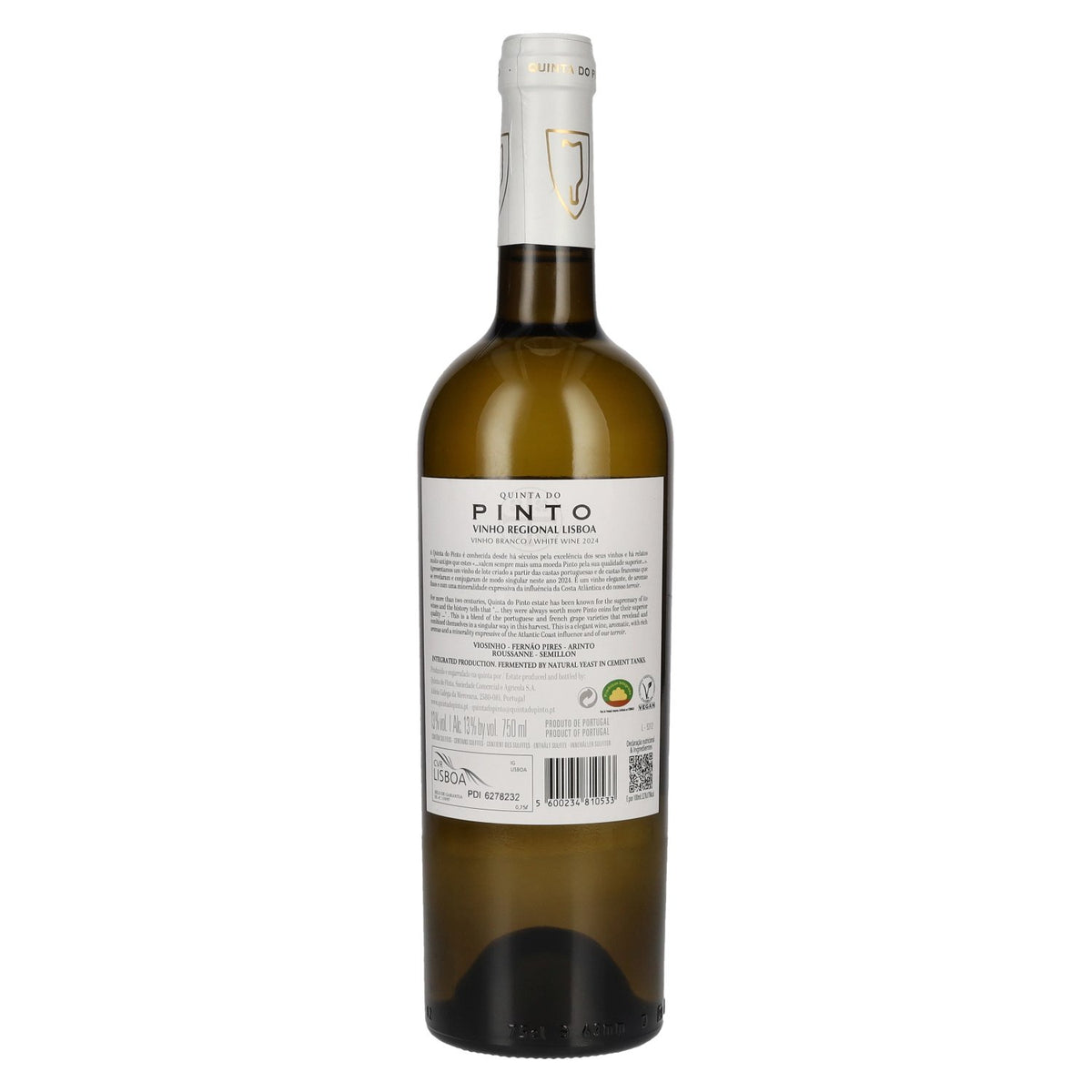 Quinta Do Pinto ESTATE COLLECTION Wit 2024 13% Vol. 0,75l
