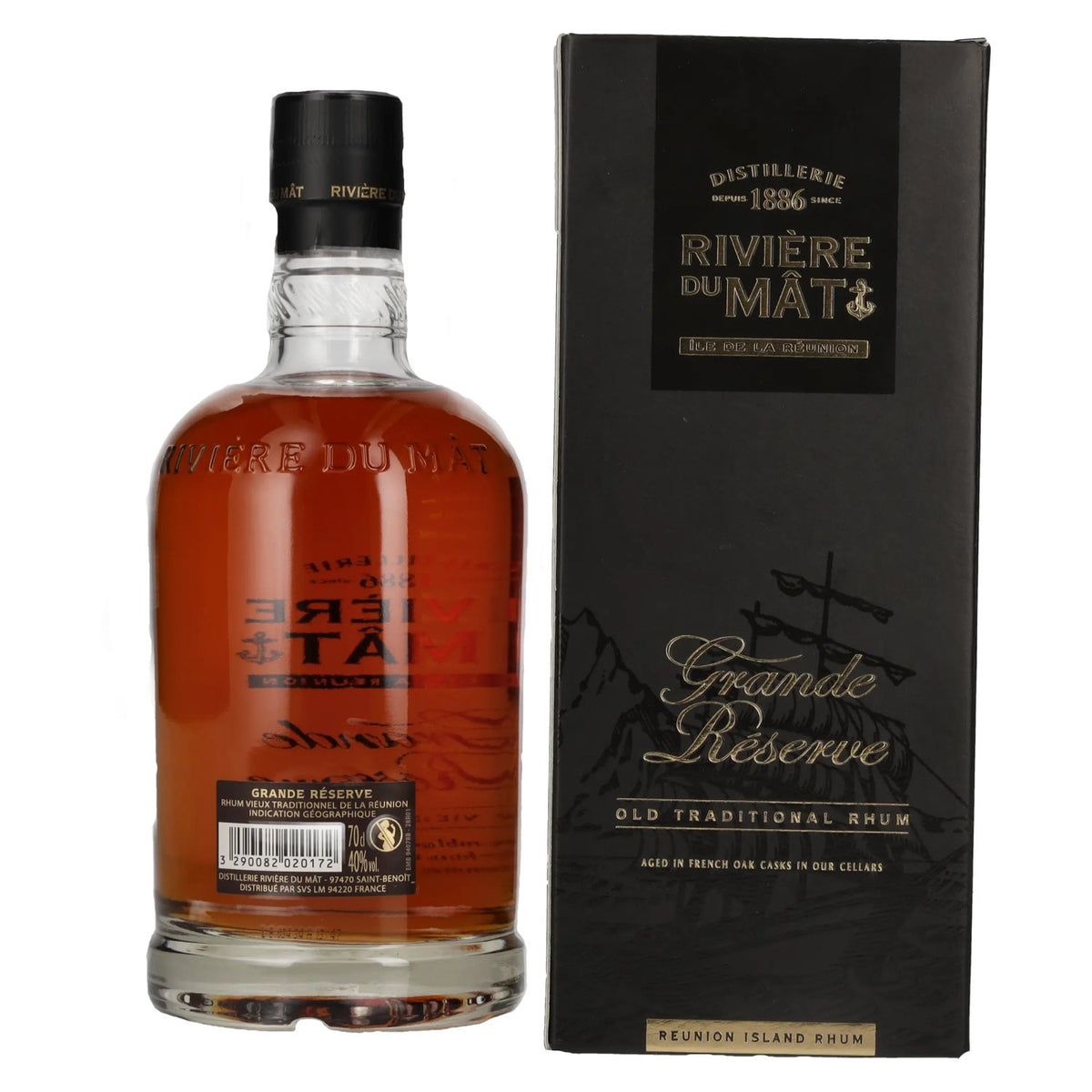 Rivière Du Mât Grande Réserve 40% vol. 0,7 l in geschenkverpakking