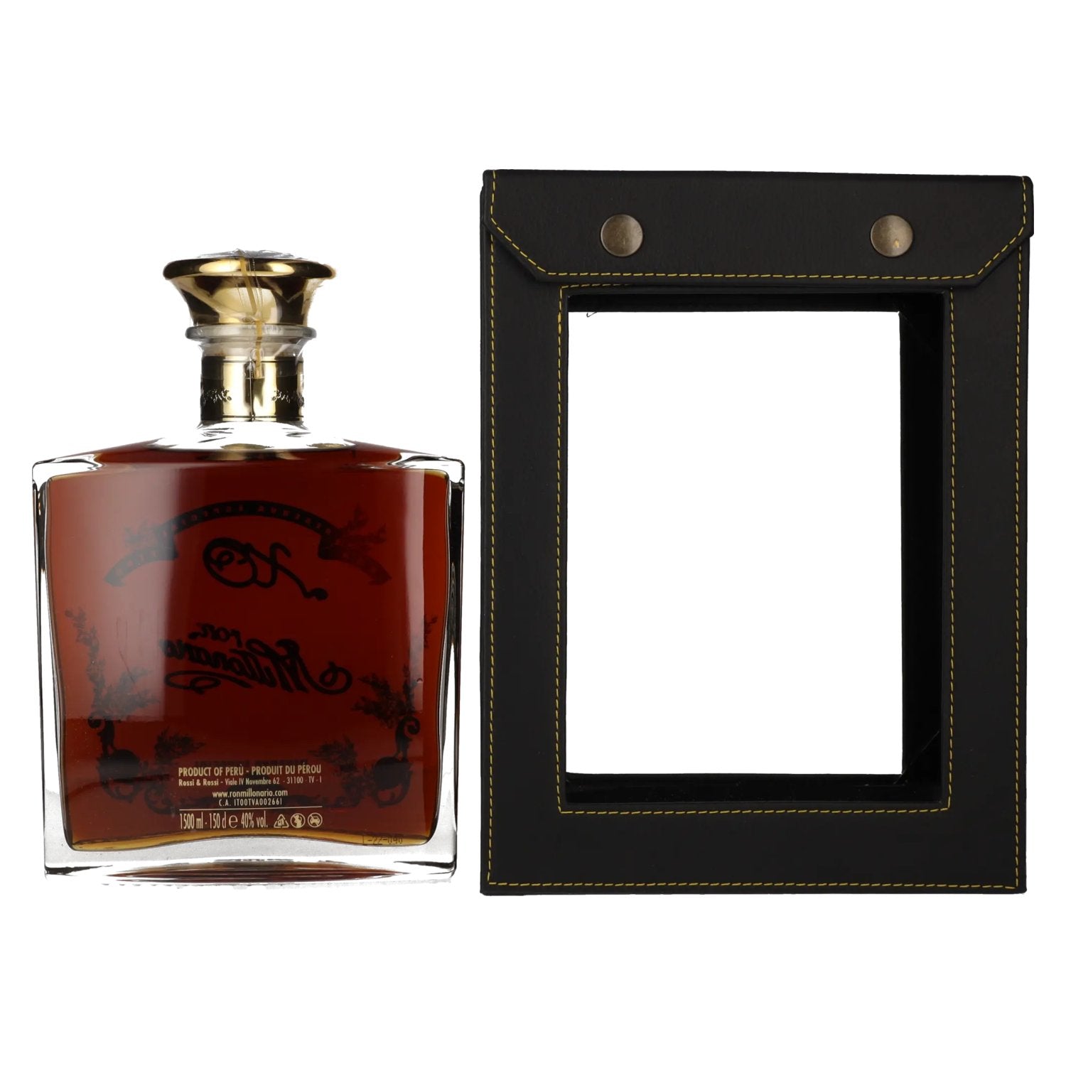Ron Millonario XO Reserva Especial 40% vol. 1,5l dans une boîte cadeau en similicuir