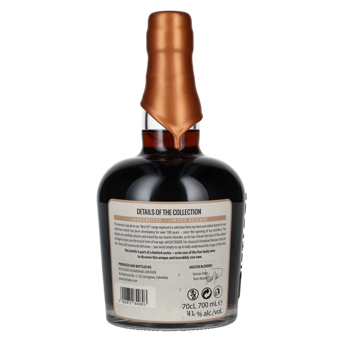 Dictador BEST OF 1979 EXTREMO Colombian Rum Limited Release 42% Vol. 0,7l