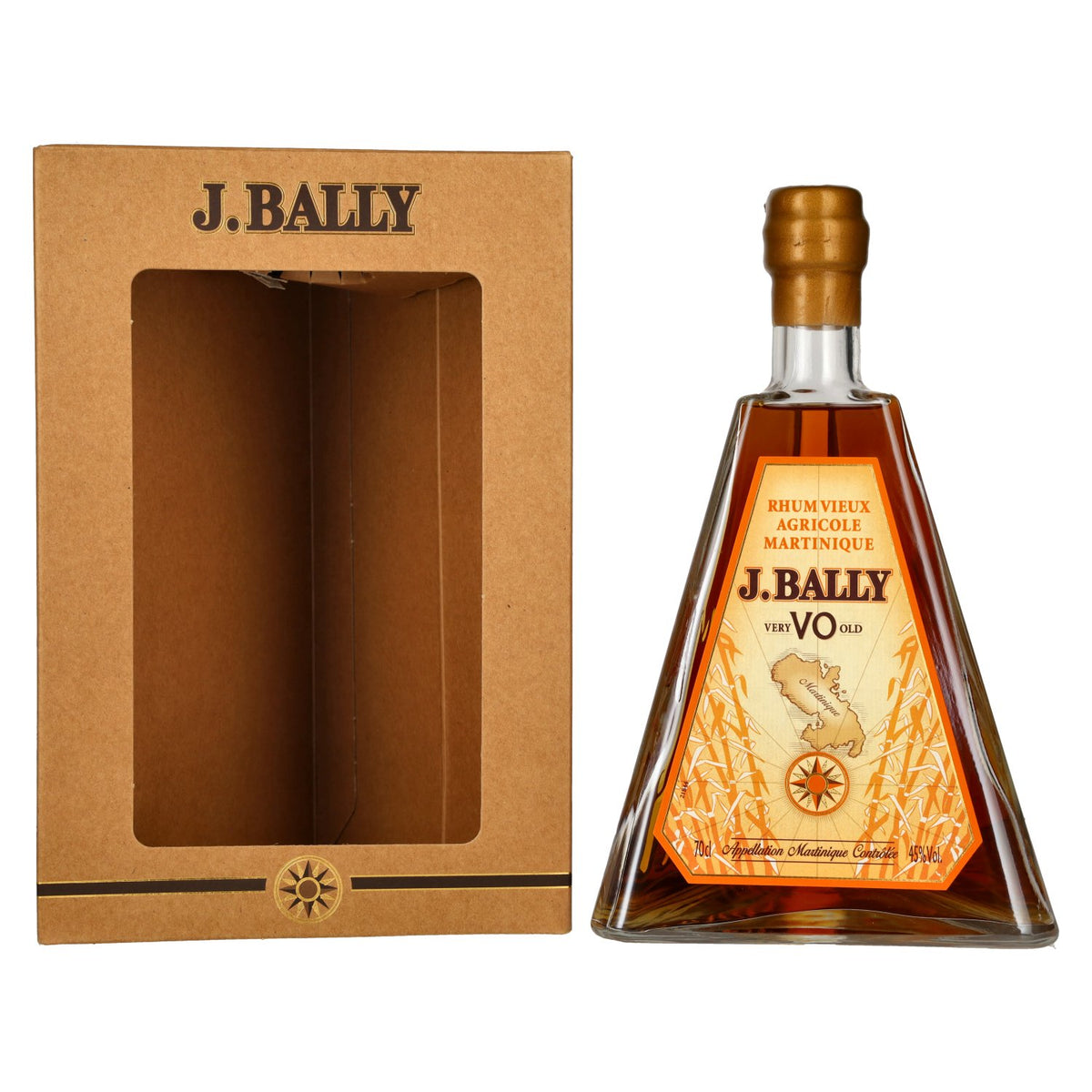 J. Bally Rhum Vieux Agricole Martinique VO 45% Vol. 0,7l in Geschenkbox