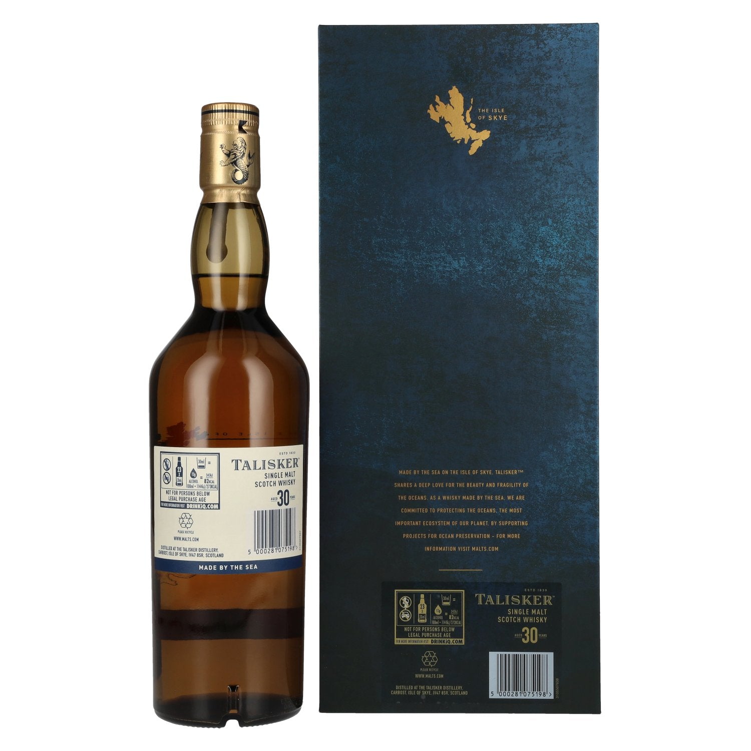 Talisker 30 Years Old Single Malt Scotch Whisky Limited Release 49,5% Vol. 0,7l en boîte cadeau