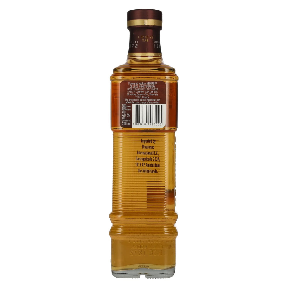 Vodka aromatisée Nemiroff De Luxe HONEY PEPPAR, 40 % vol., 0,7 l