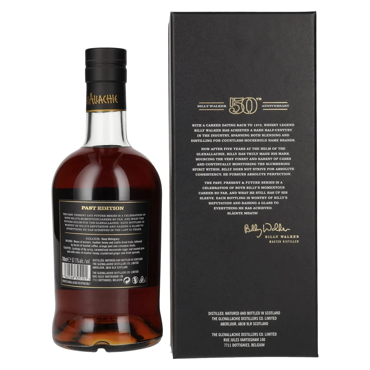 The GlenAllachie 16 Years Old 50th Anniversary PAST EDITION 57,1% Vol. 0,7l in Geschenkbox
