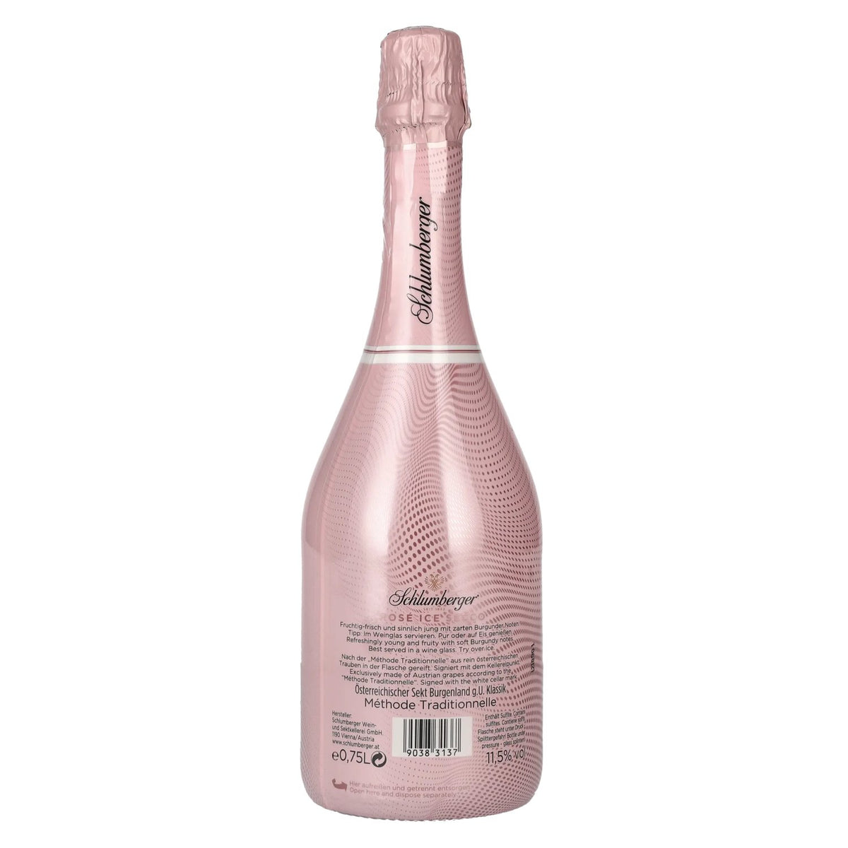Schlumberger ROSÉ ICE Secco 11,5 % vol. 0,75 l