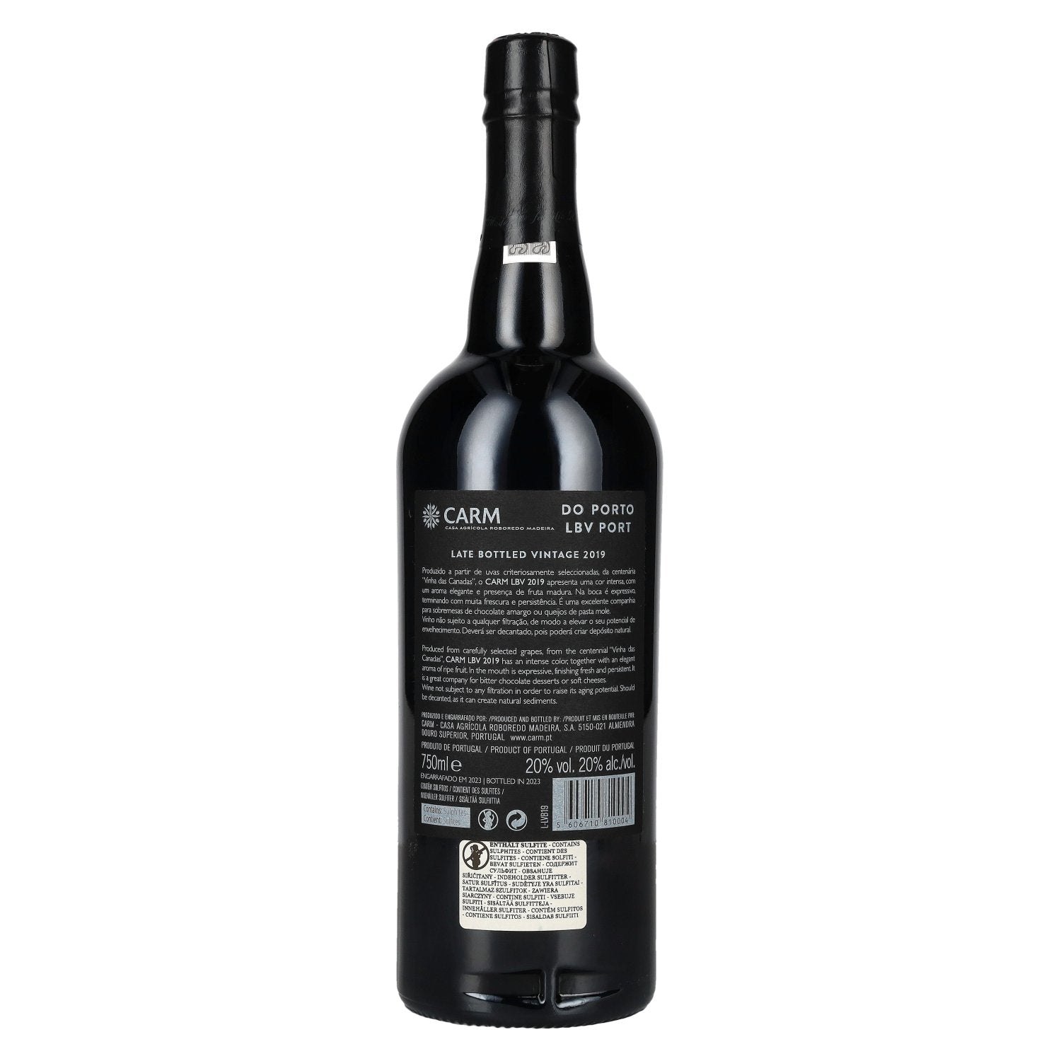 CARM LBV Late Bottled Vintage Port 2019 20% Vol. 0,75l