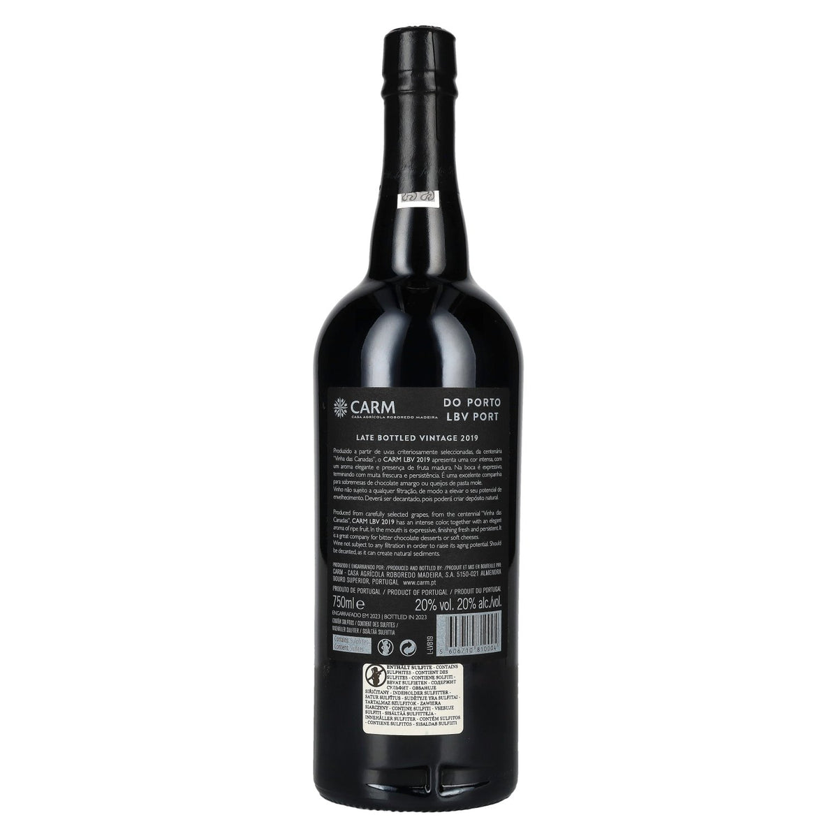 CARM LBV Late Bottled Vintage Port 2019 20% Vol. 0,75l