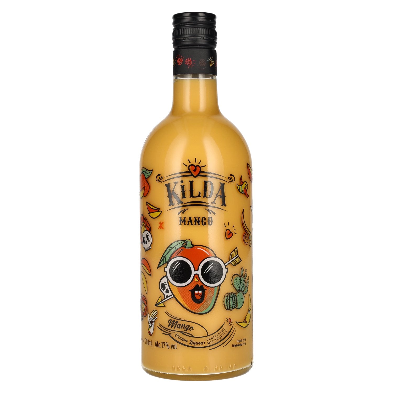 Liqueur de crème de mangue Kilda 17% vol. 0,7l