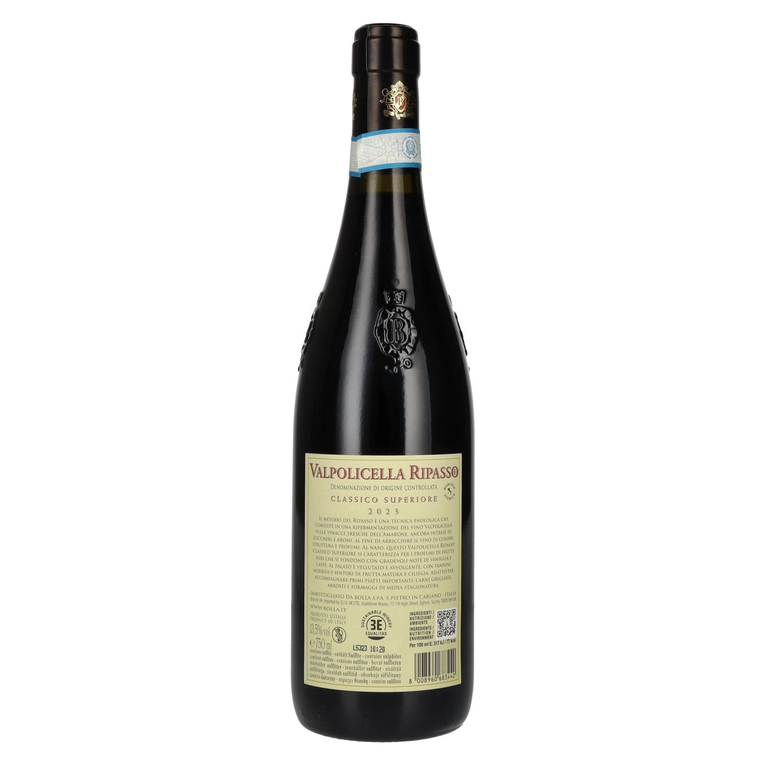 Bolla Ripasso Valpolicella Classico Superiore DOC 2023 13,5% Vol. 0,75l
