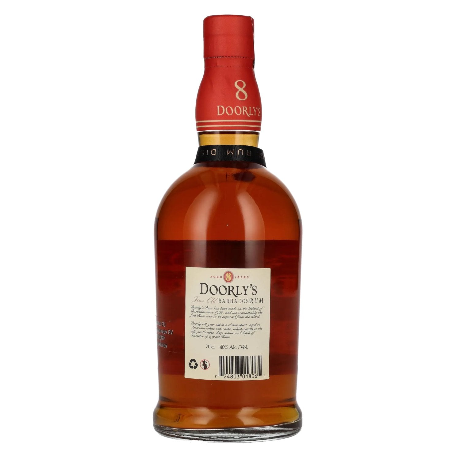 Rhum Doorly's 8 ans d'âge « Fine Old Barbados » 40 % vol. 0,7 l