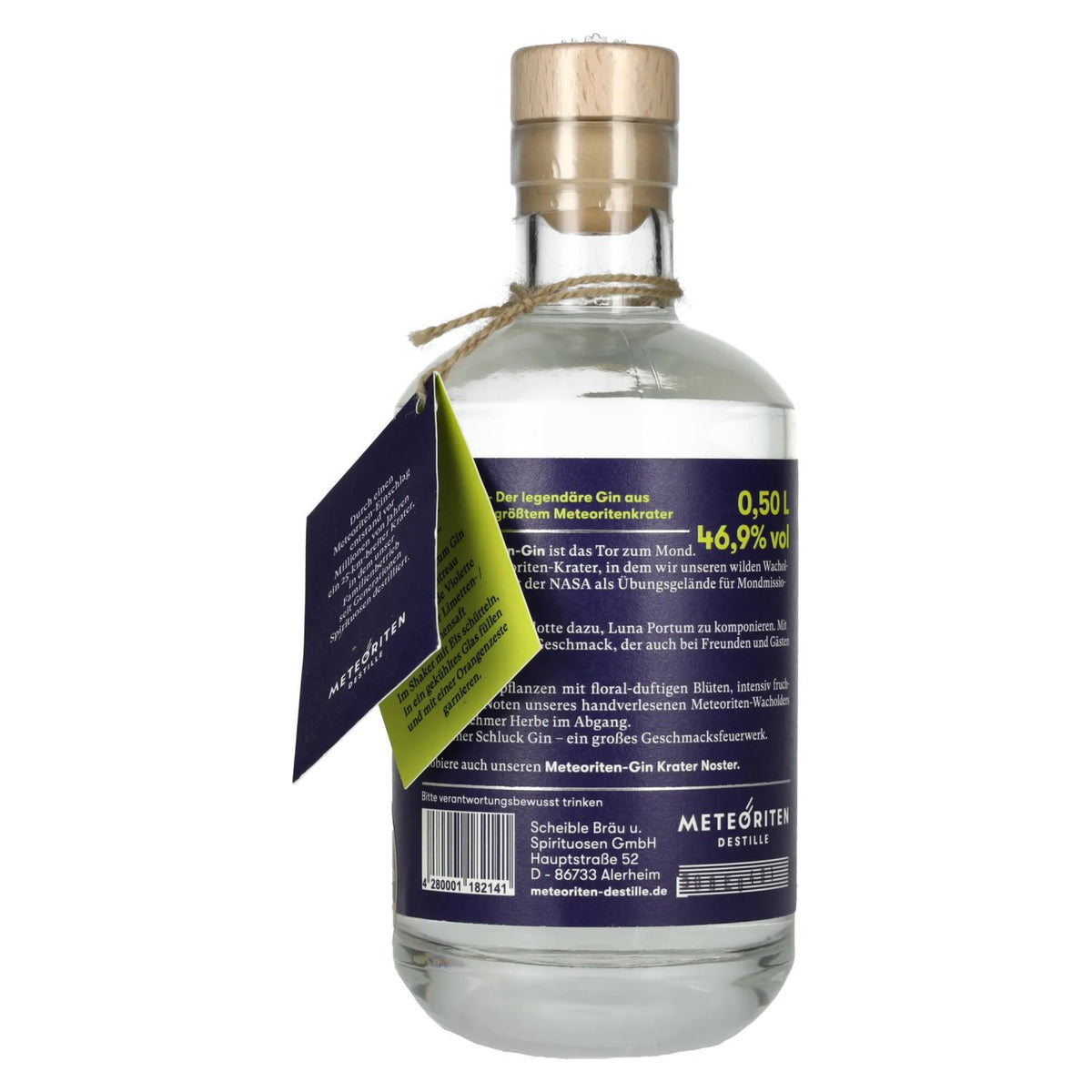 Meteoriten Gin LUNA PORTUM Distilled Dry Gin 46,9 % vol. 0,5 l