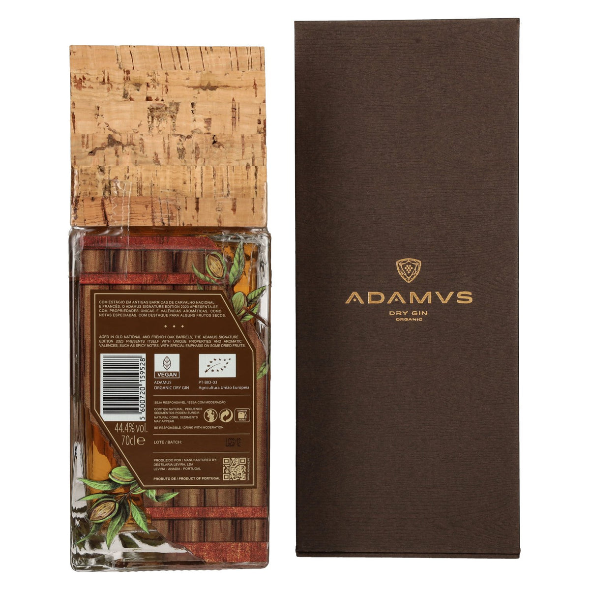 Adamus Dry Gin Organic Signature Edition 2023 44,4% Vol. 0,7l en boîte cadeau