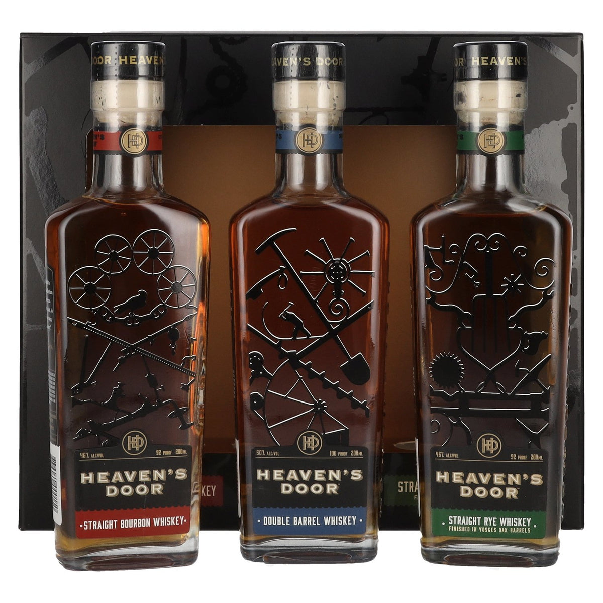 Heaven's Door Trilogy Collection-cadeauset 47,3% vol. 3 x 0,2 l