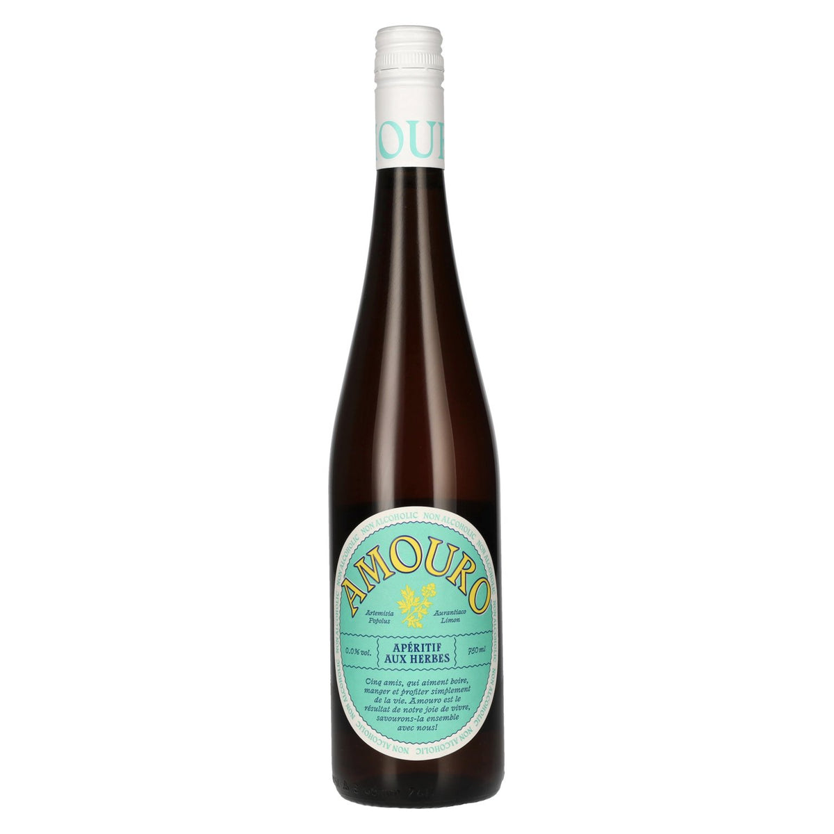 AMOURO Apéritif aux herbes Sans alcool 0,75l