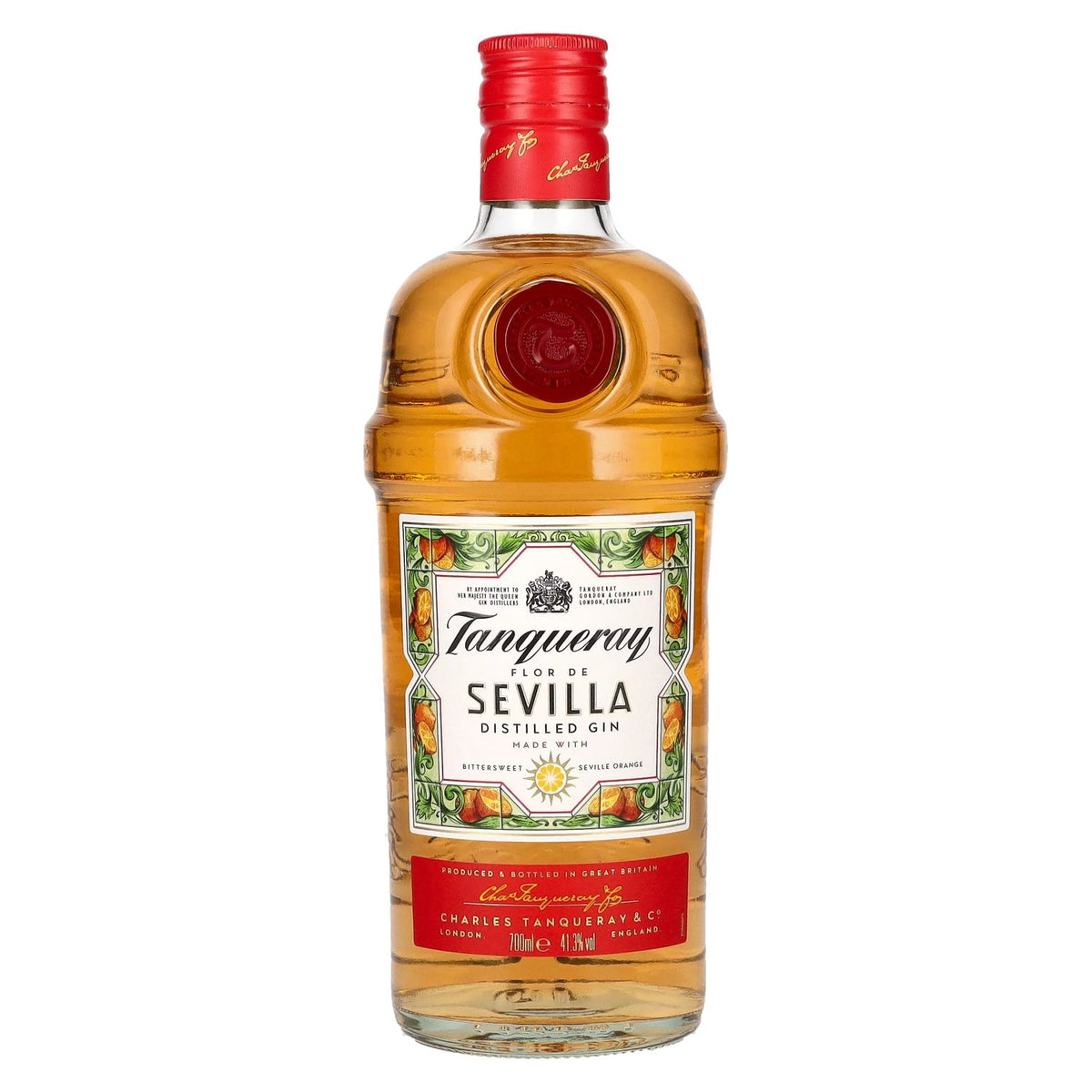 Tanqueray Flor de SEVILLA Distilled Gin 41.3% ABV 0.7l
