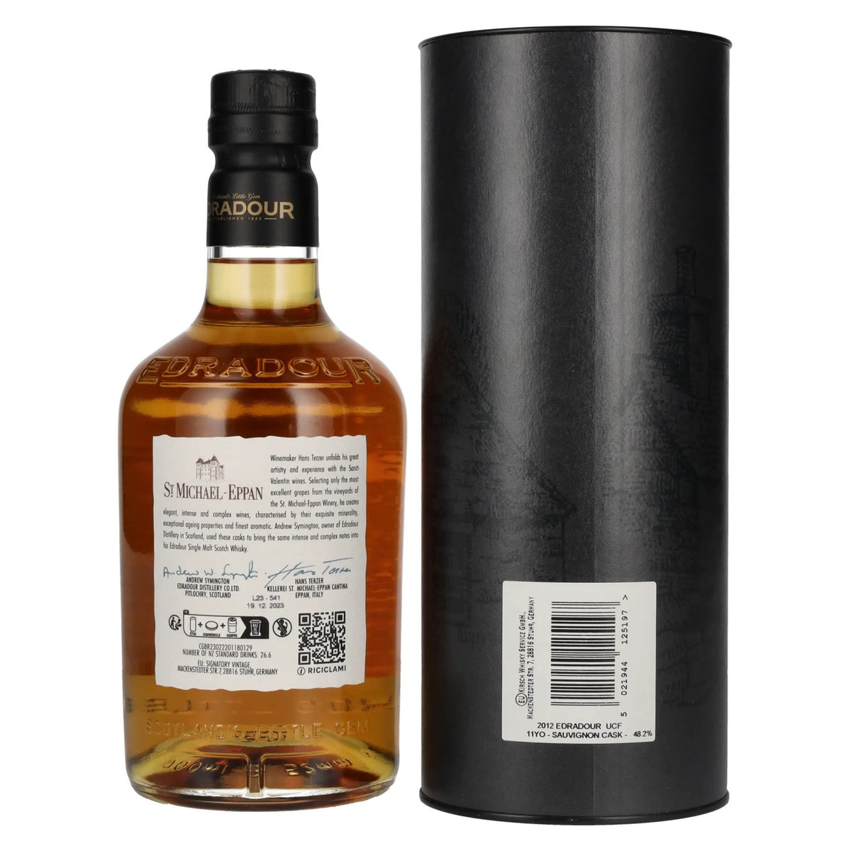 Edradour 11 Years Old ST. MICHAEL-EPPAN Sauvignon Cask #1002 2012 48.2% vol. 0.7l in a gift box