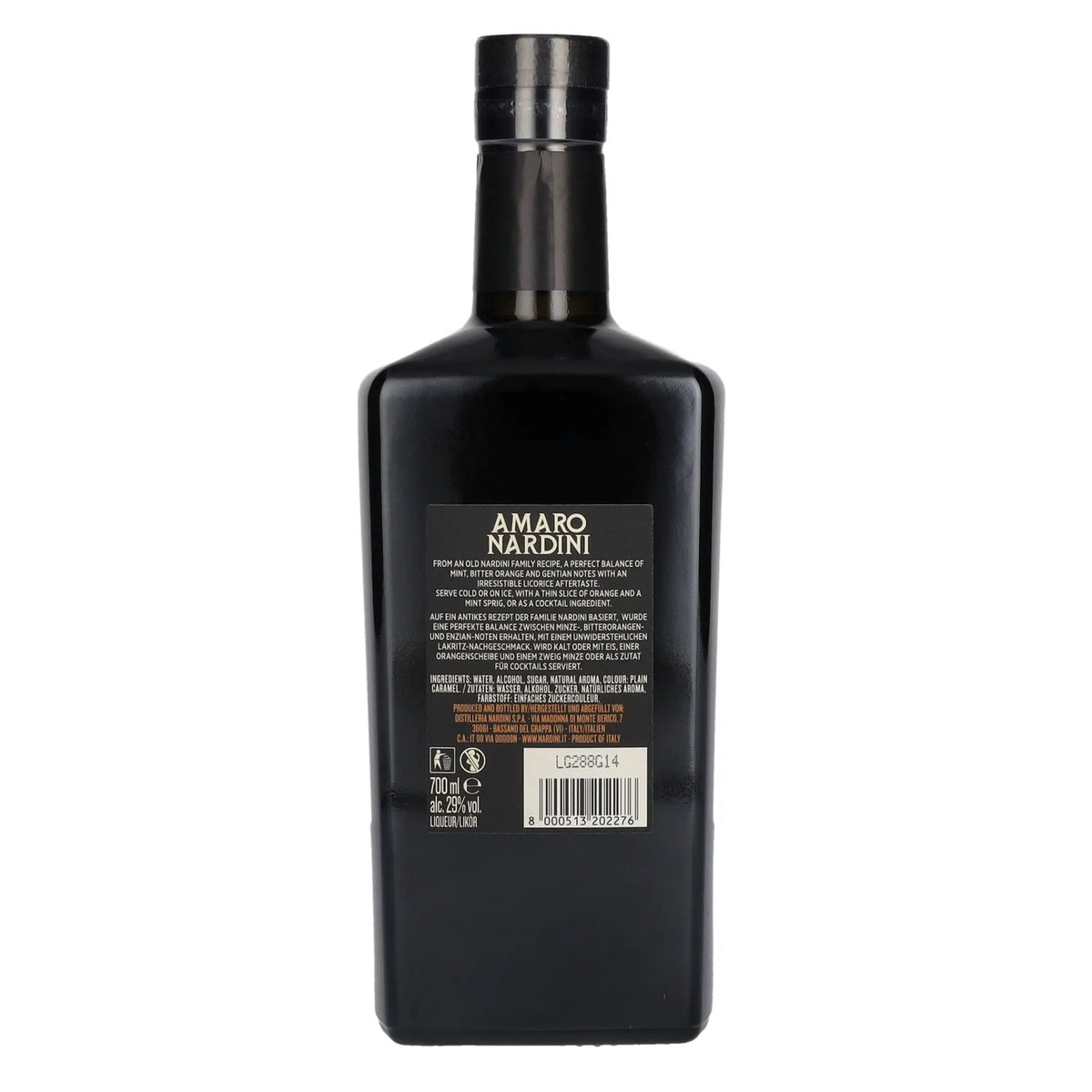Nardini Amaro Bassano Al Ponte Likeur 29% vol. 0,7 l