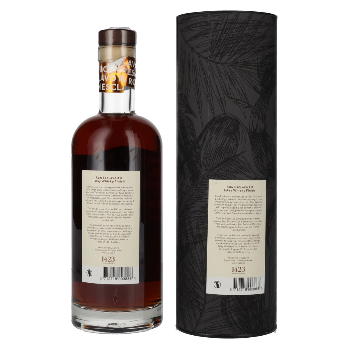 Ron Esclavo XO Islay Whisky Finish Batch #1 46% ABV 0.7l in a gift box