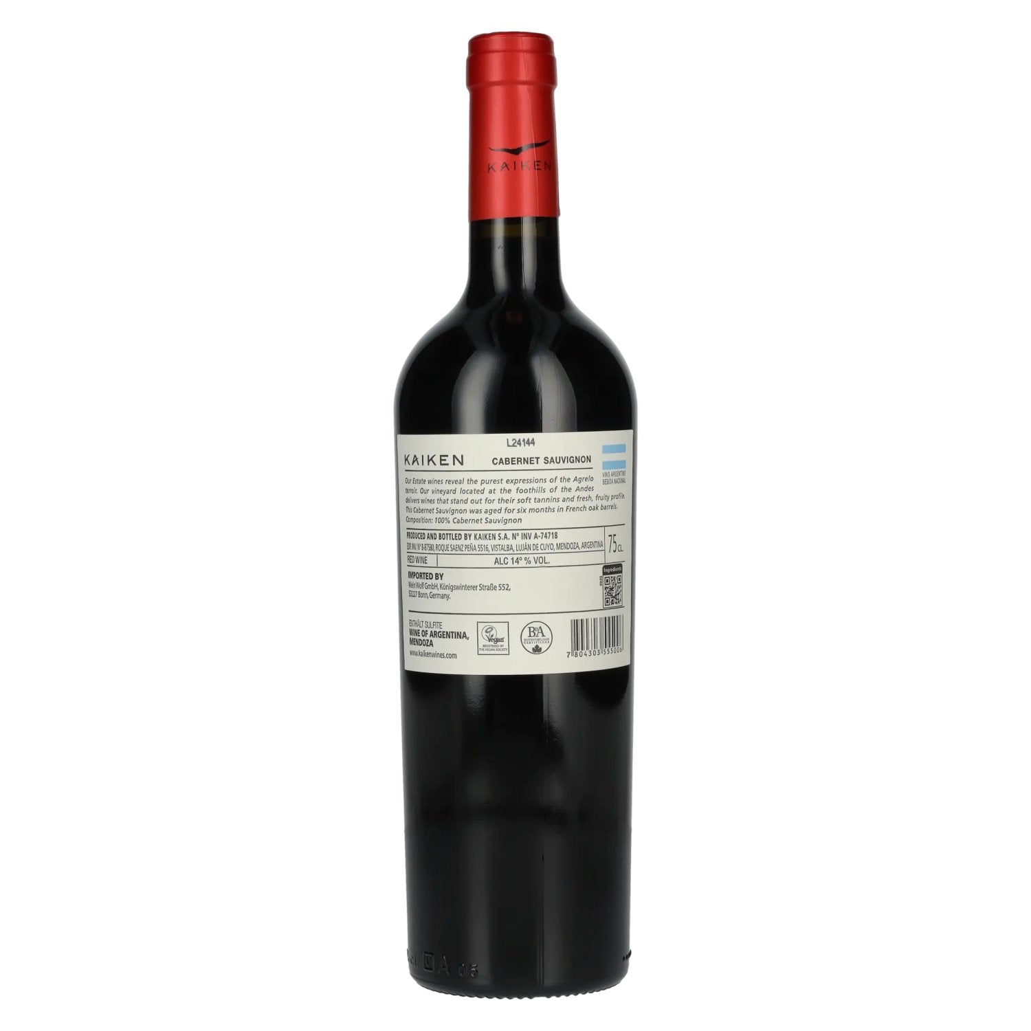Kaiken Estate Cabernet Sauvignon 2022 14% Vol. 0,75l