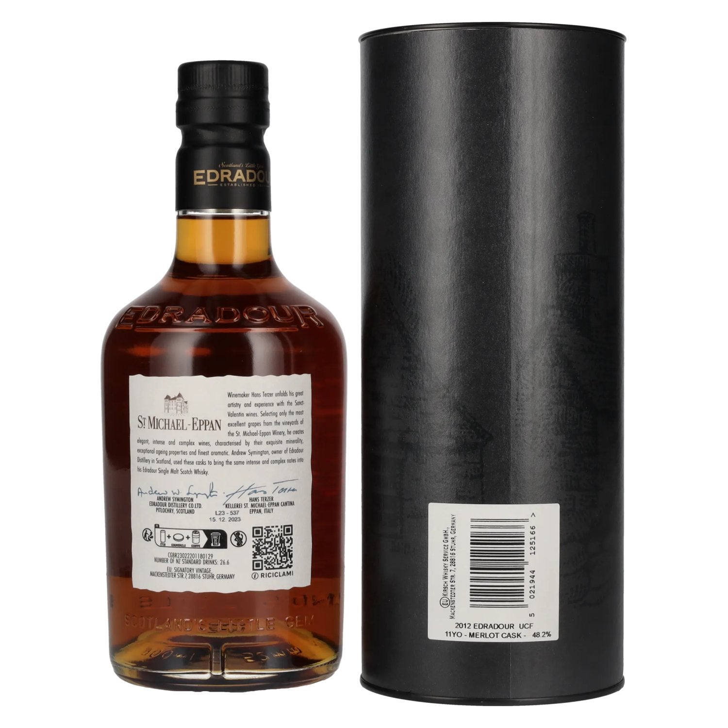Edradour 11 Years Old ST. MICHAEL-EPPAN Merlot Cask #1 2012 48,2% Vol. 0,7l in Geschenkbox