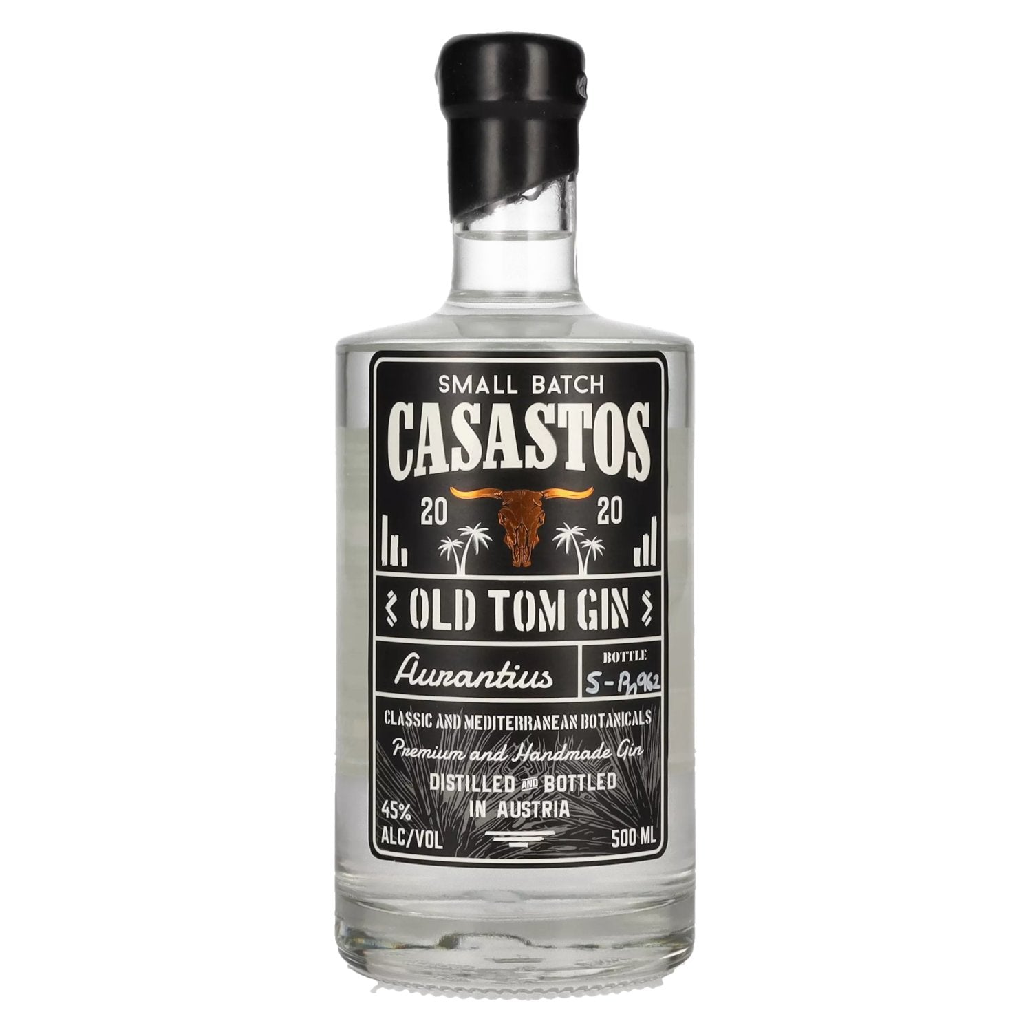CASASTOS Oude Tom Gin Small Batch Aurantius 45% Vol. 0,5l