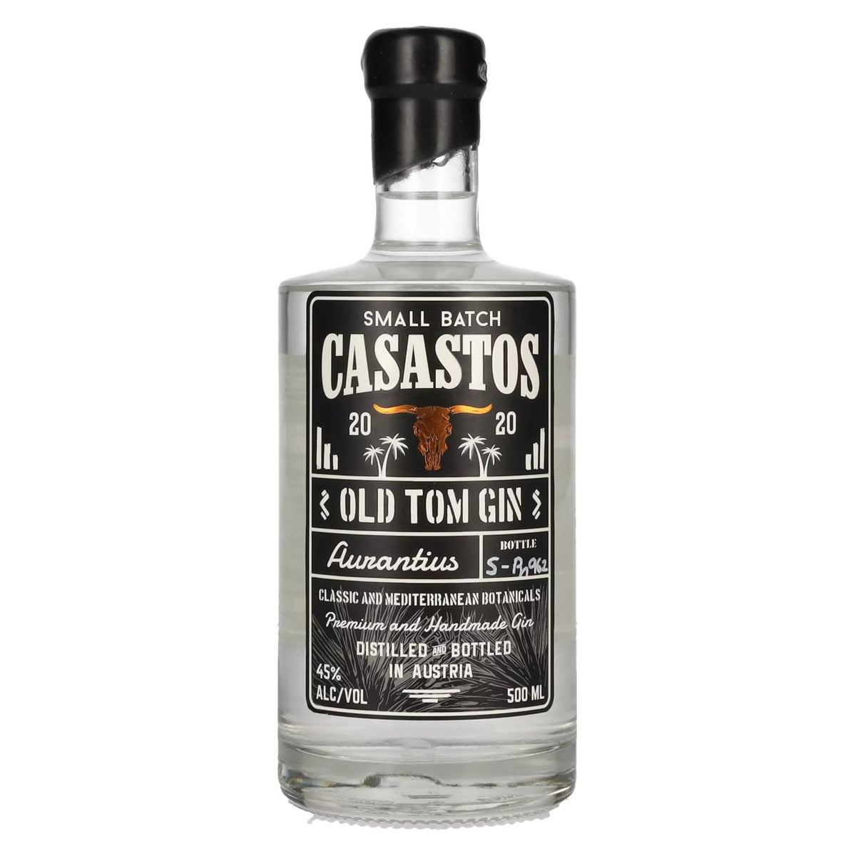 CASASTOS Old Tom Gin Small Batch Aurantius 45% Vol. 0,5l