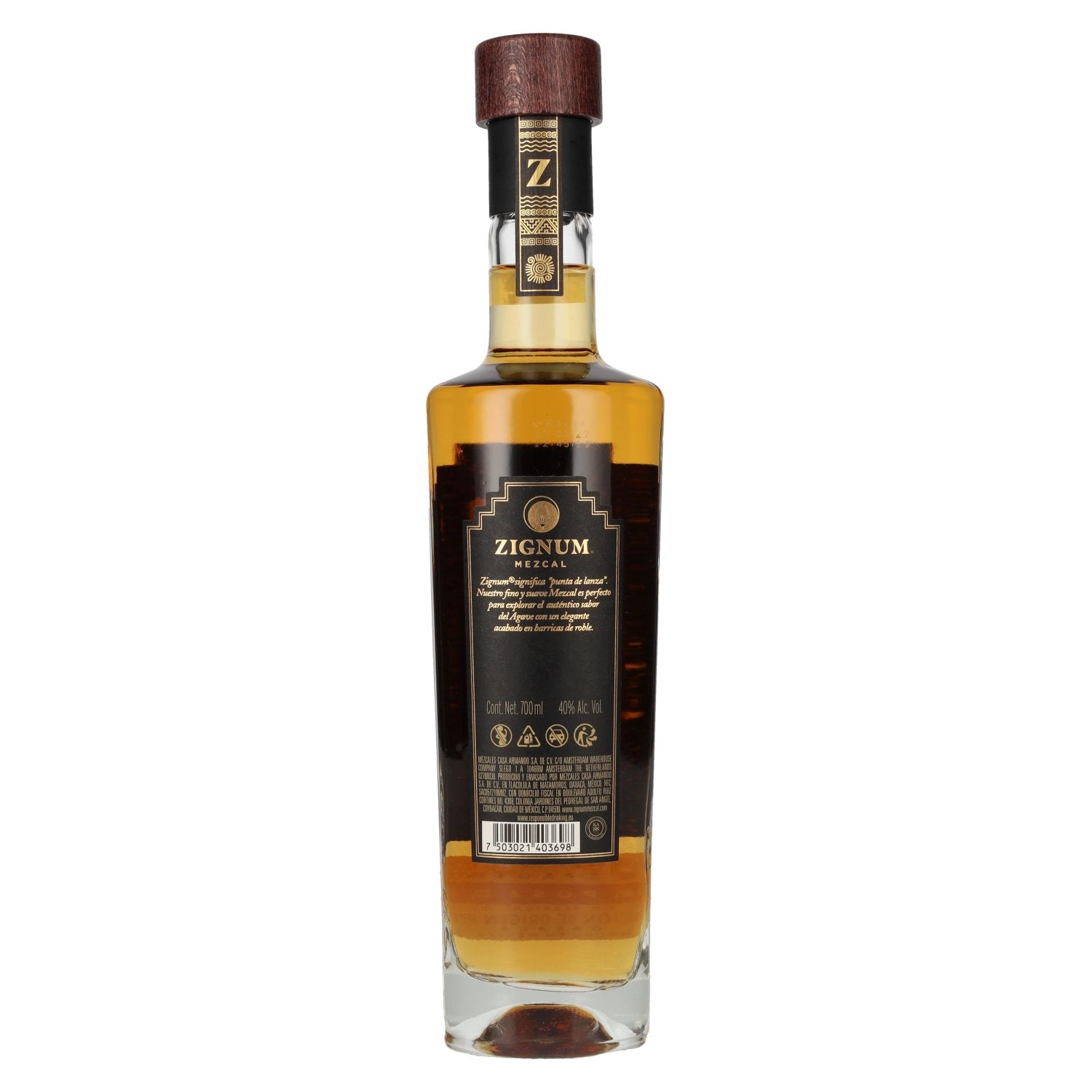 Zignum Mezcal Reposado 100% Agave 40% Vol. 0,7l
