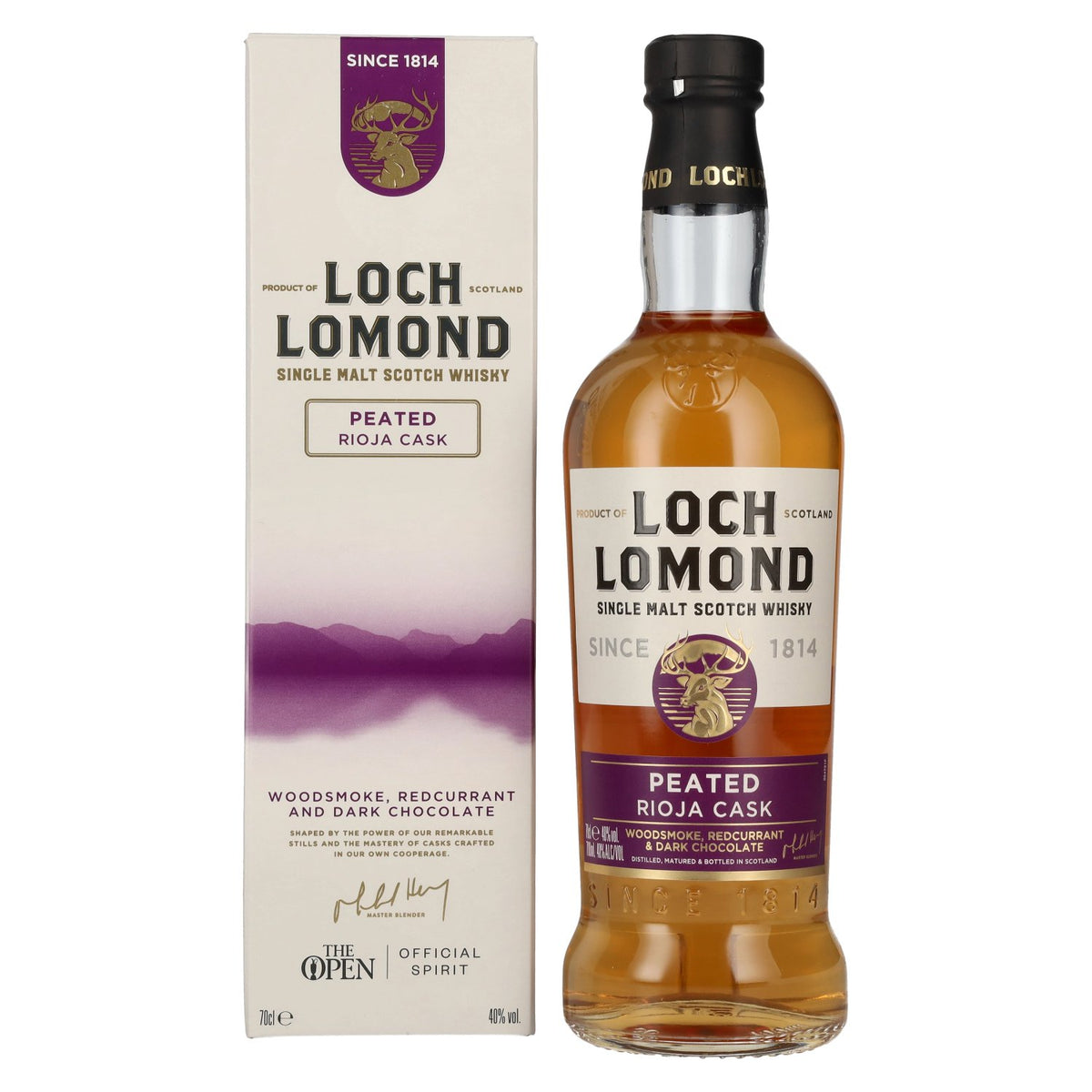 Loch Lomond THE ORIGINAL Peated Rioja Cask Single Malt 40% Vol. 0,7l in Geschenkbox
