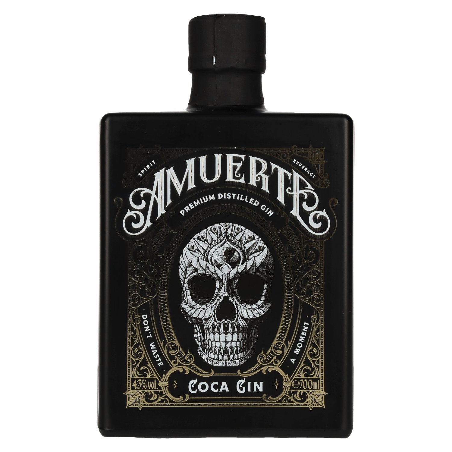 Amuerte COCA GIN - Zwarte Editie 43% Vol. 0,7l