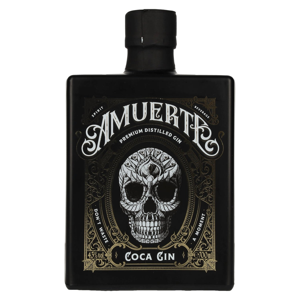 Amuerte COCA GIN - Zwarte Editie 43% Vol. 0,7l