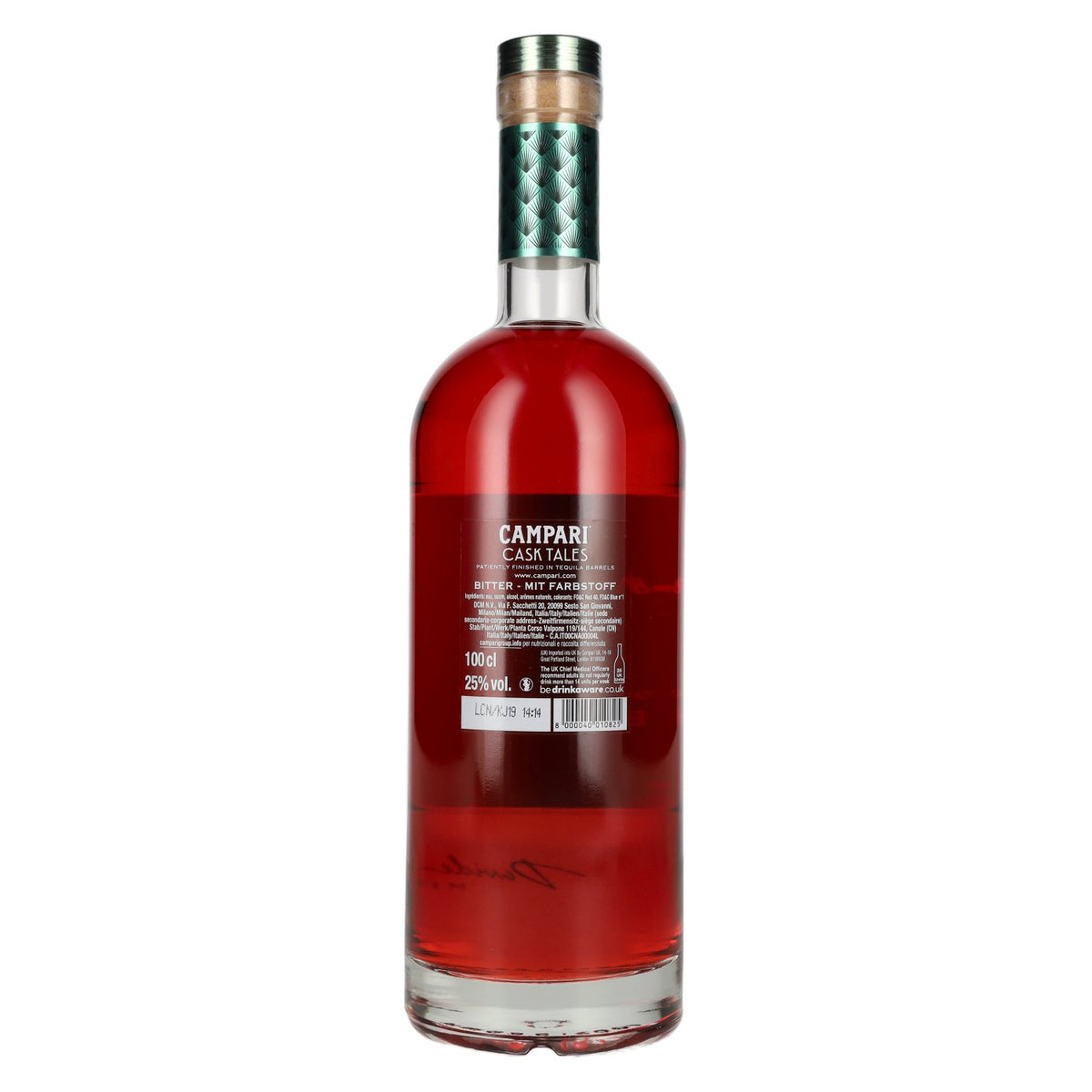 Campari CASK TALES Bitter, affiné en fûts de tequila, 25 % vol., 1 l