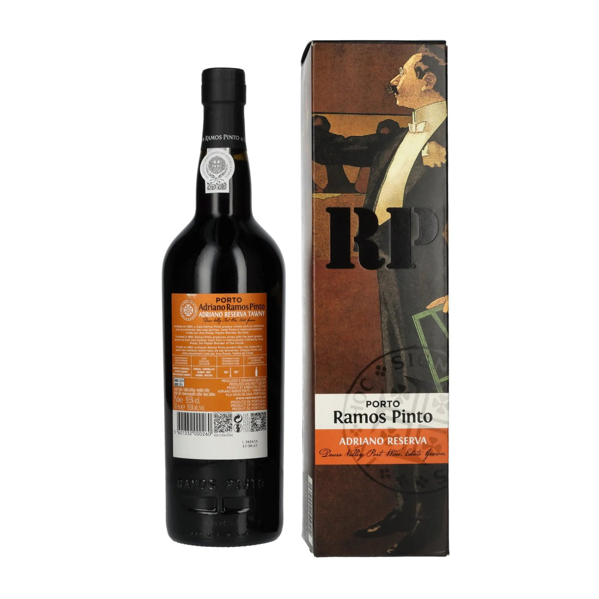 Ramos Pinto Adriano Porto Reserva 19,5% Vol. 0,75l in Geschenkbox