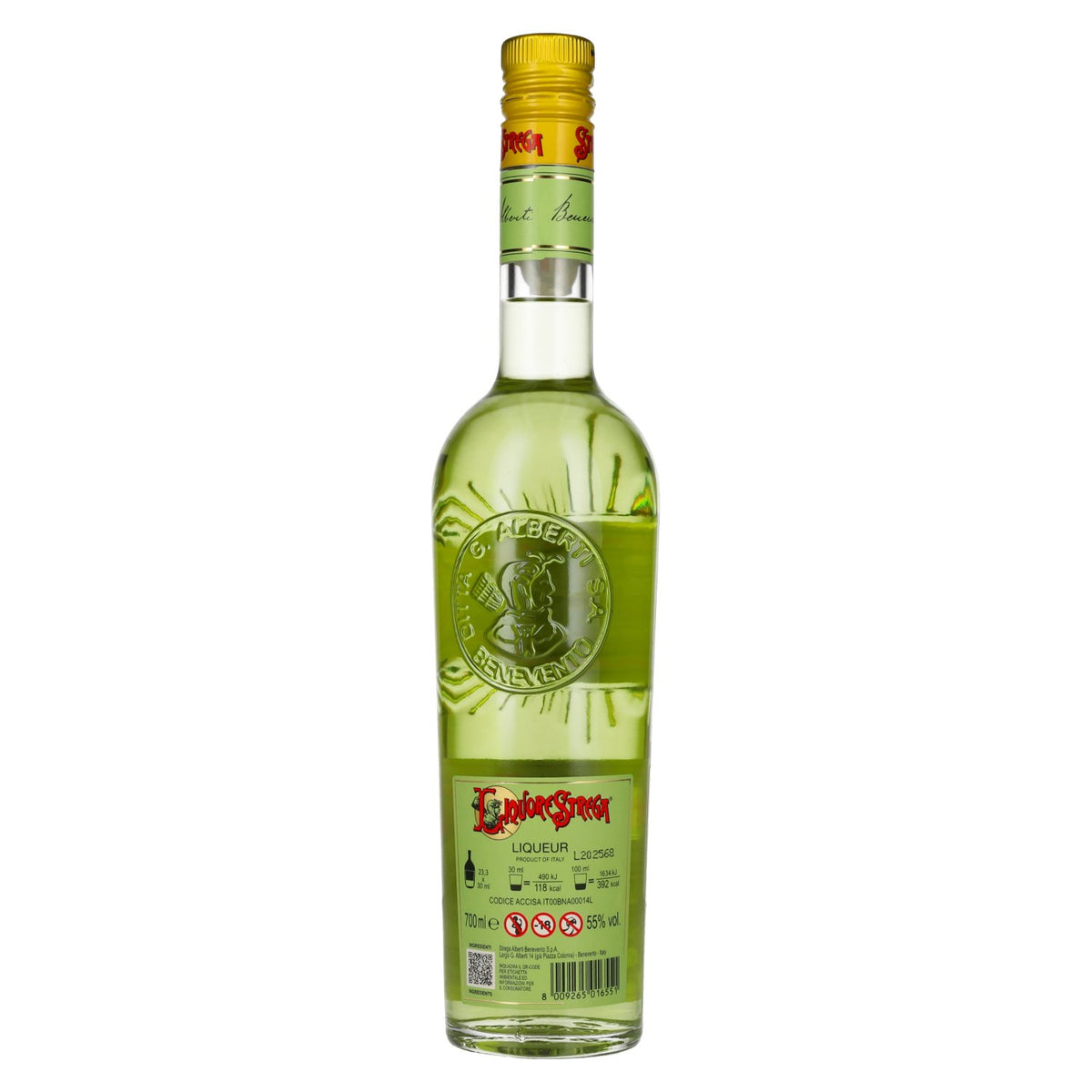 Liquore Strega Verde-likeur 55% vol. 0,7 l