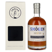 Smögen 12 ans d'âge, whisky single malt suédois d'orge issu de la distillerie, 56,6 % vol., 0,5 l, dans un coffret cadeau