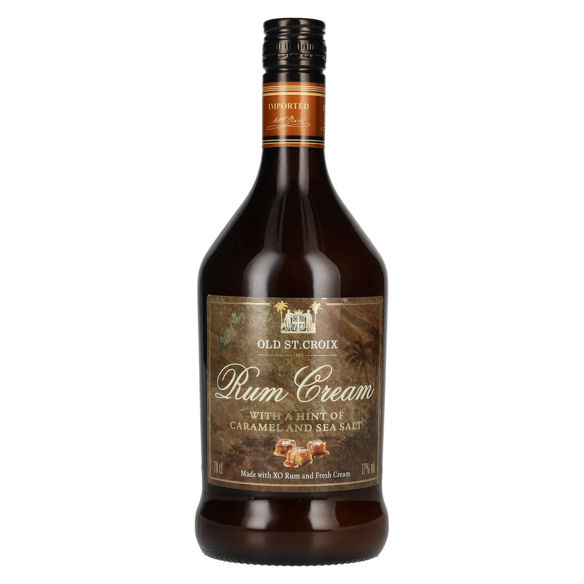 Oude St. Croix A.H. Riise Karamel-crème likeur 17% Vol. 0,7l