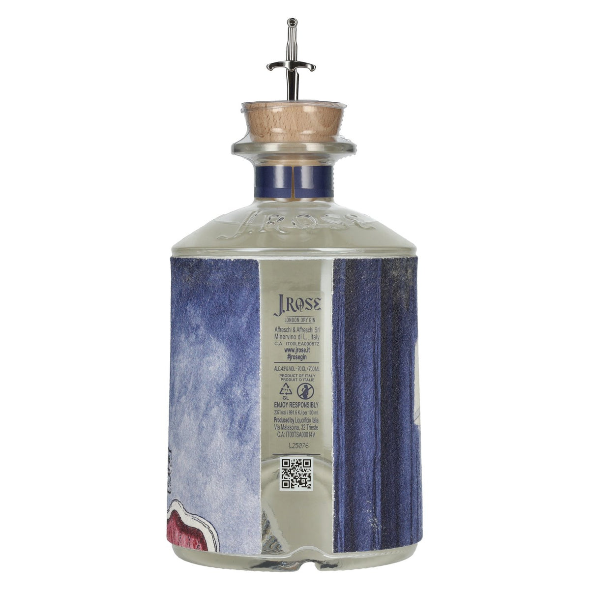 J. Rose London Dry Gin JR05 43% ABV 0.7l