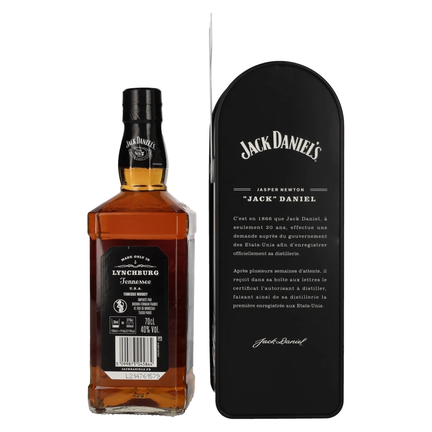 Jack Daniel's Tennessee Whiskey 40% Vol. 0,7l en boîte aux lettres