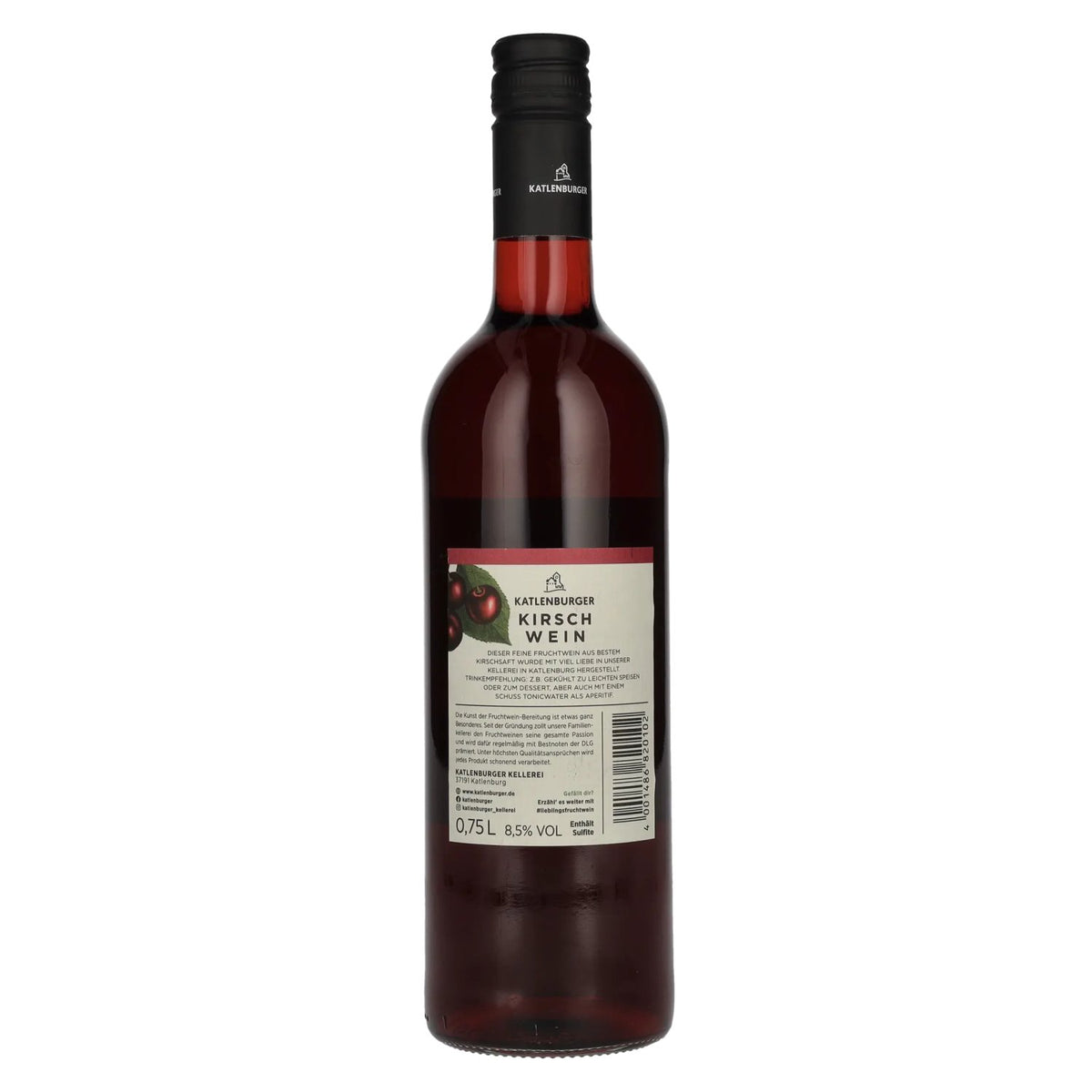 Katlenburger kersenwijn 8,5% vol. 0,75 l