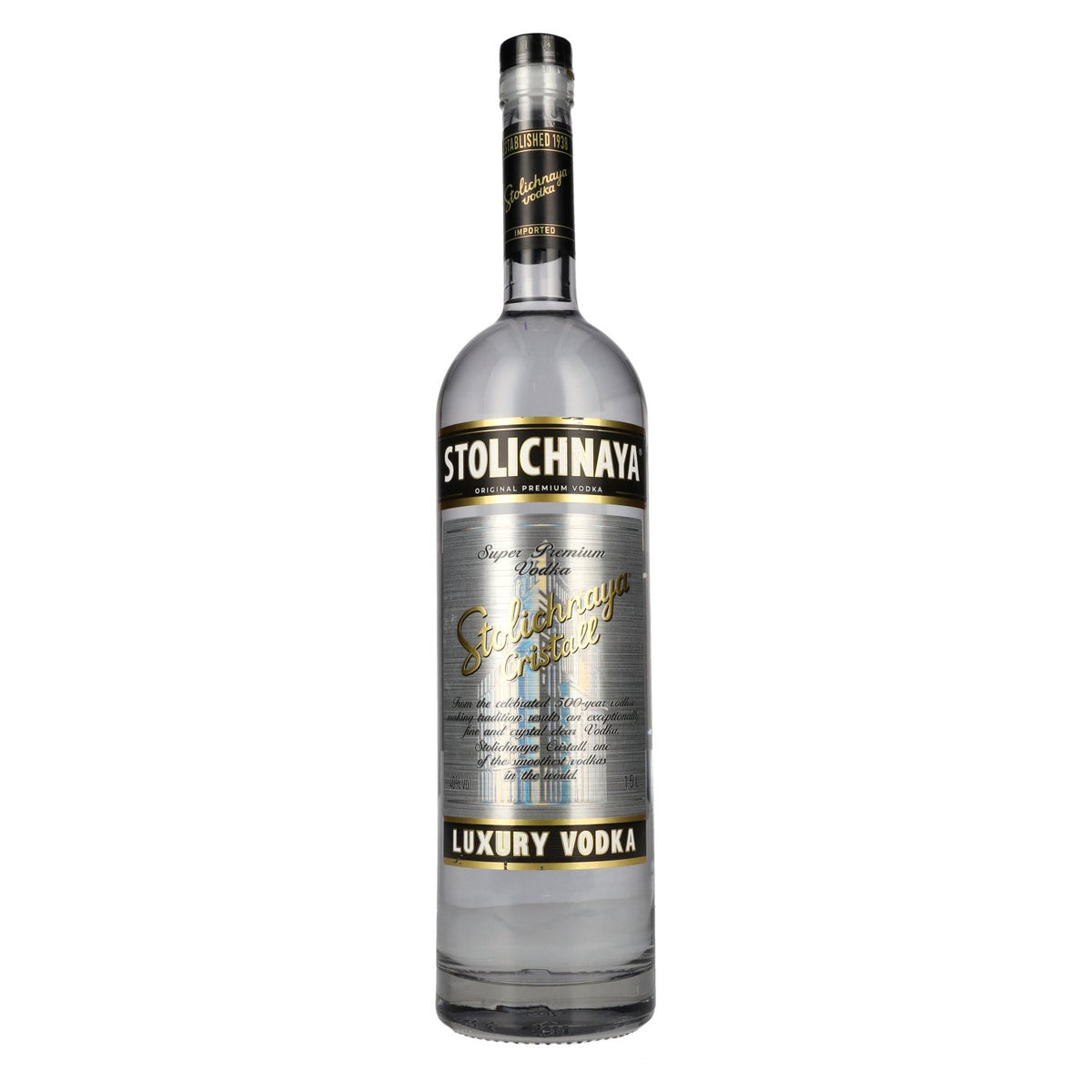 Vodka Stolichnaya Premium FKP Cristall 40 % vol. 1,5 l