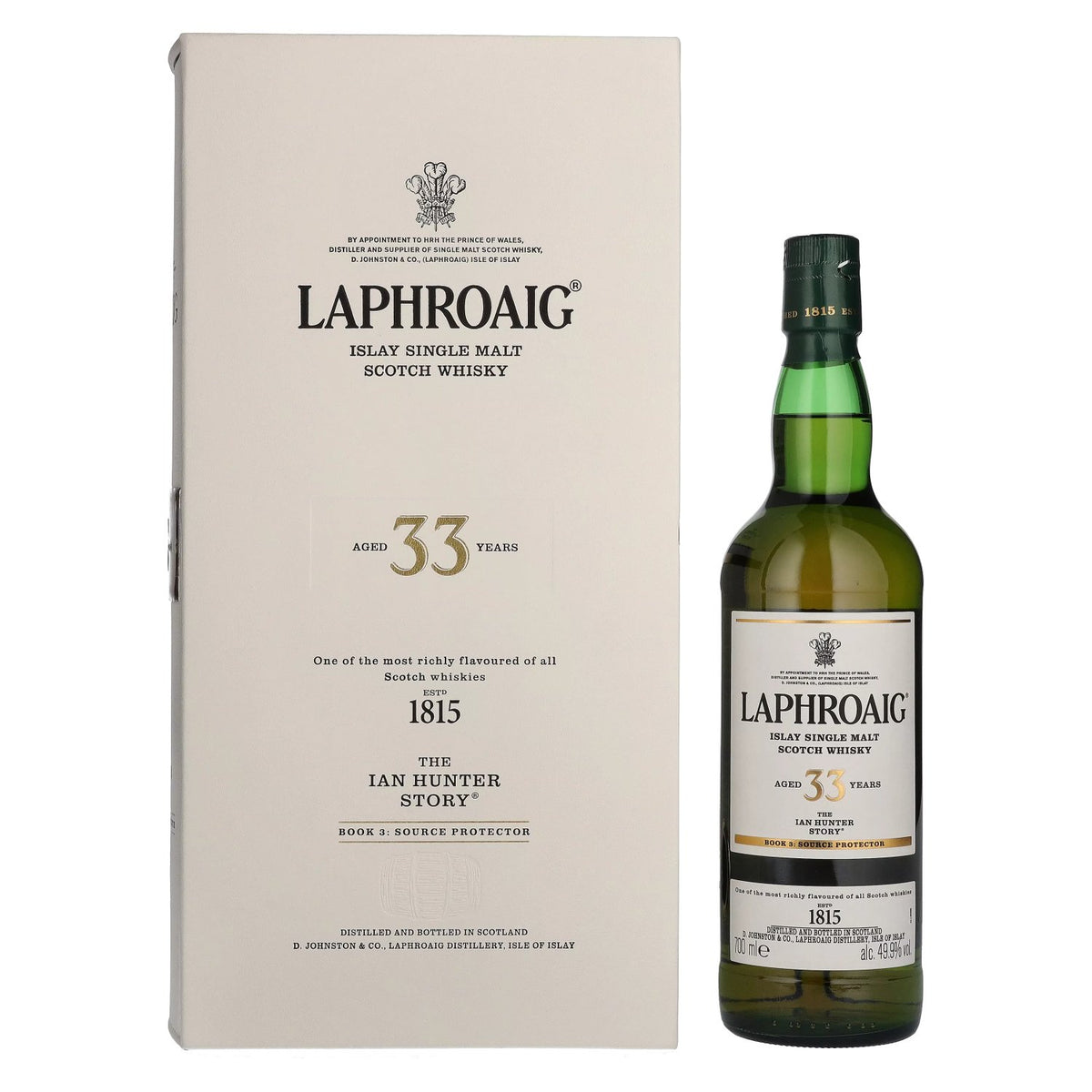Laphroaig 33 Years Old The Ian Hunter Story Book 3: Source Protector Limited Edition 49,9% vol. 0,7 l in geschenkverpakking